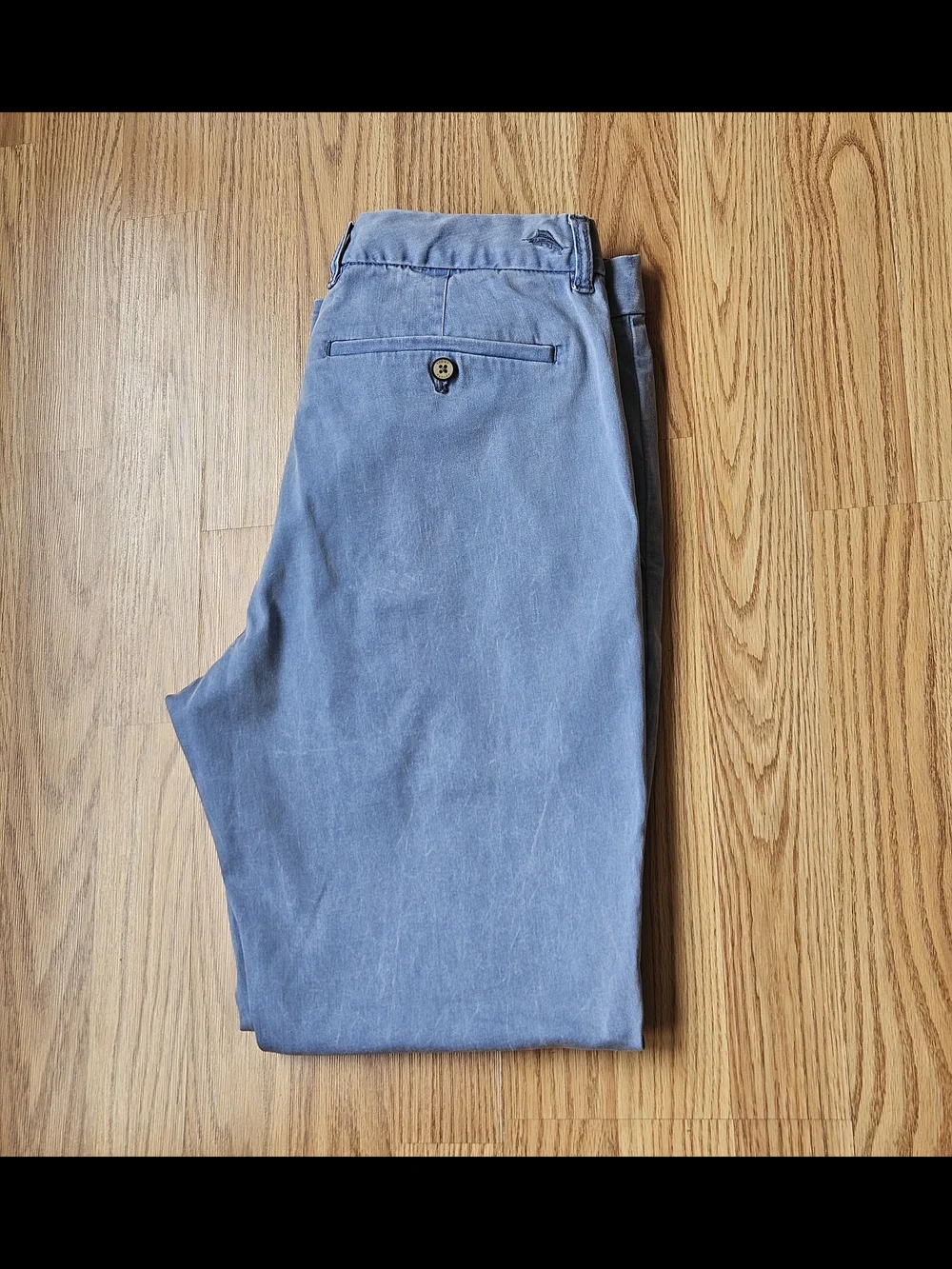 ​Tommy Bahama Boracay Island Chino Pants - Dusty Blue Stretch Cotton/Tencel - Picture 10 of 16